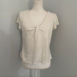 Boden white shirt sleeve shirt